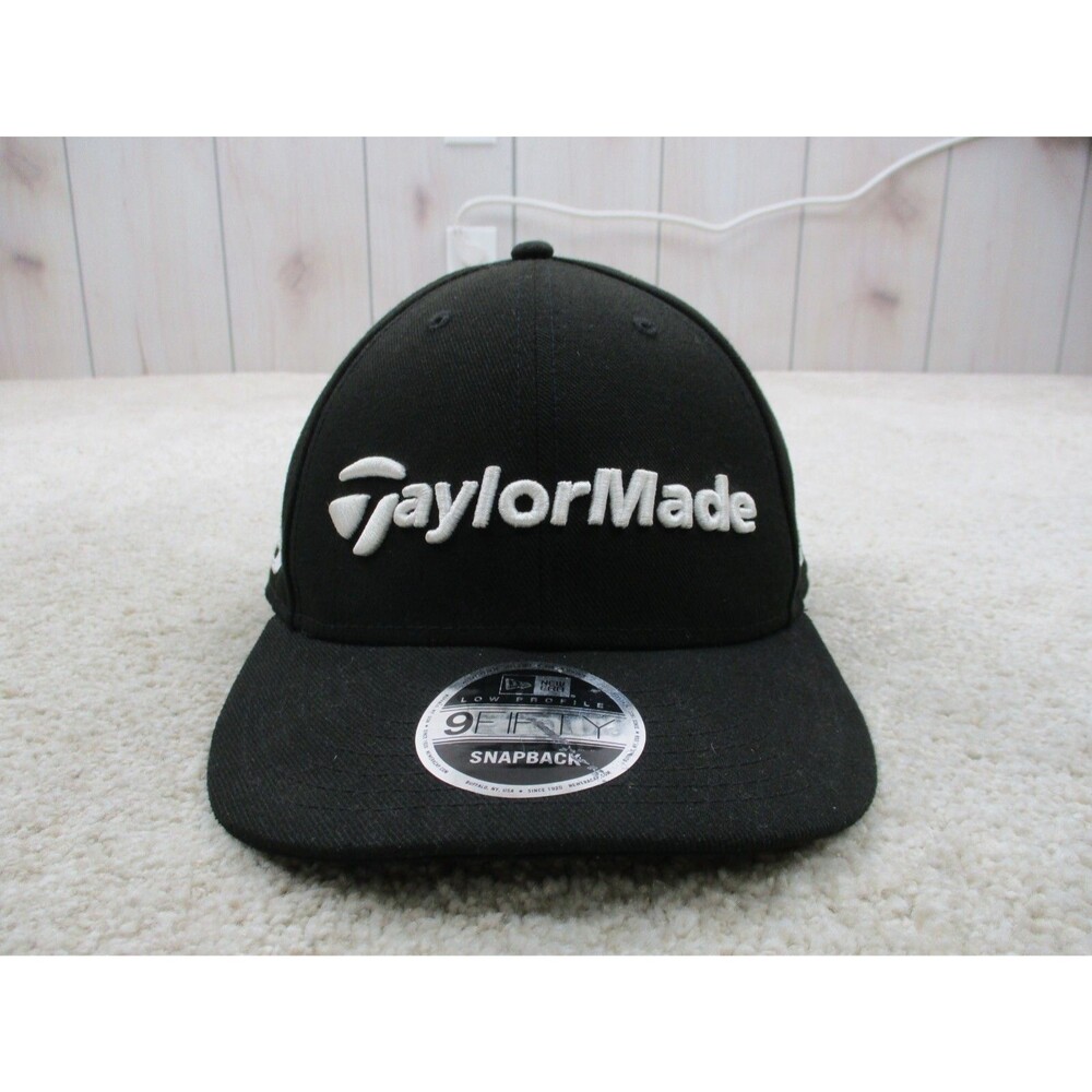 TaylorMade Hat Cap Snap Back Black White TP5 M5 Golfer Golf New Era Mens
